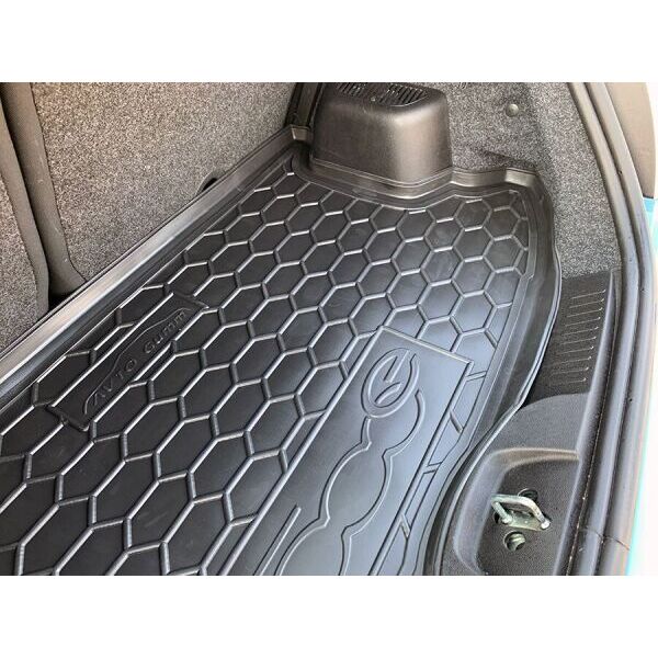 Автомобильный коврик в багажник Fiat 500e (electric) (Avto-Gumm)