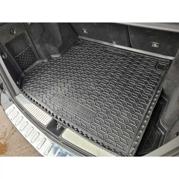 Килимок в багажник Mercedes GLK (X204) 2008-2015 гумовий, чорний (AVTO-Gumm)