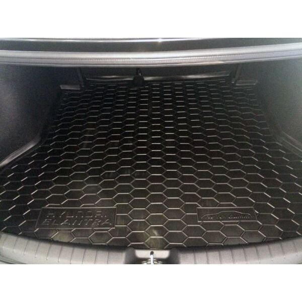 Автомобильный коврик в багажник Hyundai Elantra 2016- (Avto-Gumm)