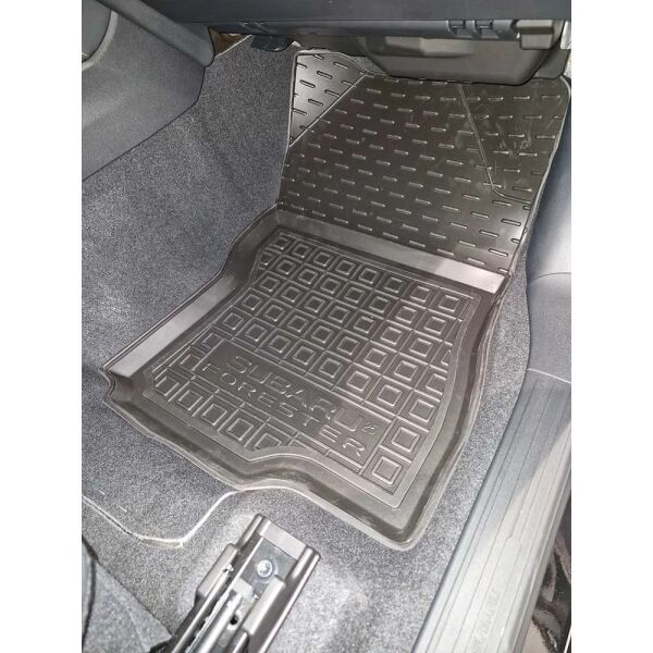 Килимки в салон Subaru Forester 6 2025- гумові, чорні (AVTO-Gumm)