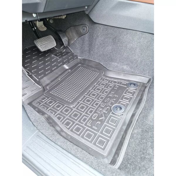 Коврики в салон Subaru Forester 6 2025- гибрид резиновые, чёрные (AVTO-Gumm)
