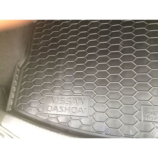 Автомобильный коврик в багажник Nissan Qashqai 2007-2010 (Avto-Gumm)