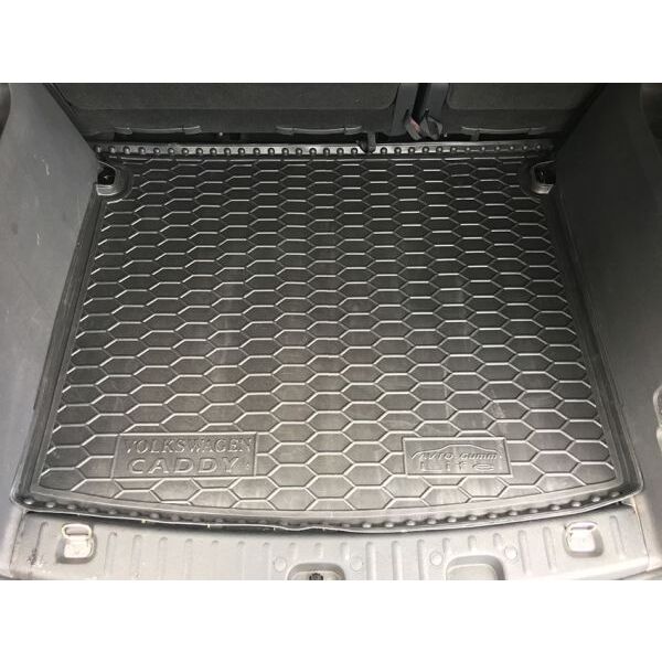 Автомобильный коврик в багажник Volkswagen Caddy 2004- Life (Avto-Gumm)