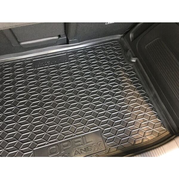 Автомобильный коврик в багажник Opel Crossland X 2019- верхняя полка (AVTO-Gumm)