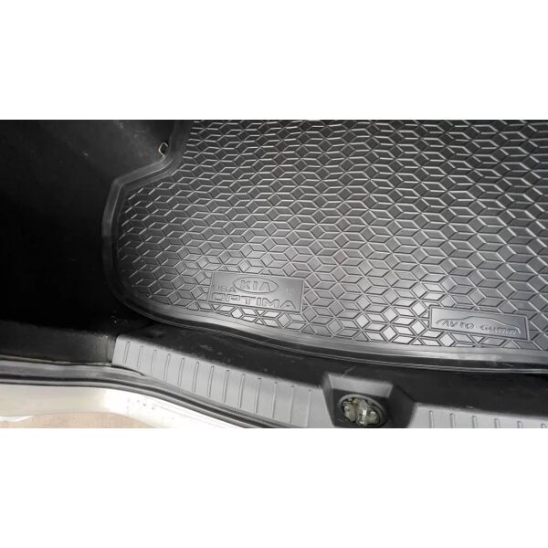 Килимок в багажник Kia Optima 2010-2015 USA гумовий, чорний (AVTO-Gumm)
