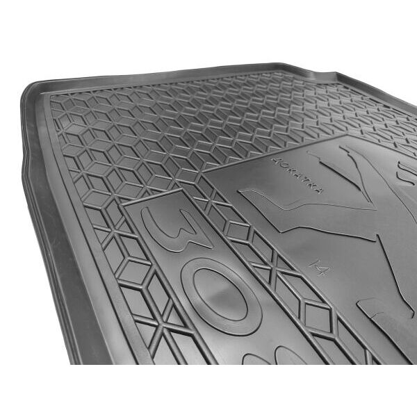 Автомобильный коврик в багажник Peugeot 308 2014- Hatchback докатка (AVTO-Gumm)