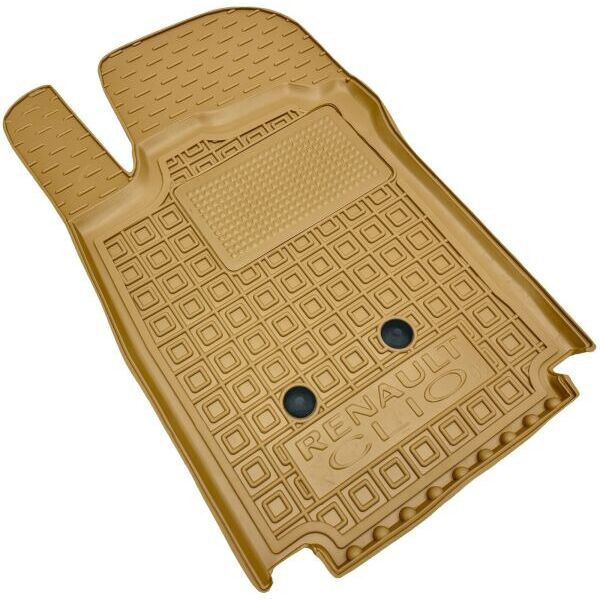 Автомобильные коврики в салон Renault Clio 3 2005- 3 двери бежевые (AVTO-Gumm)