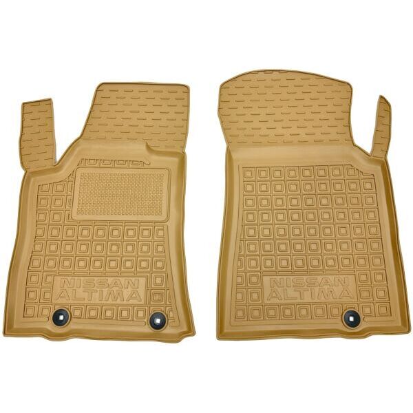 Автомобильные коврики в салон Nissan Altima 2012-2018 бежевые (AVTO-Gumm)