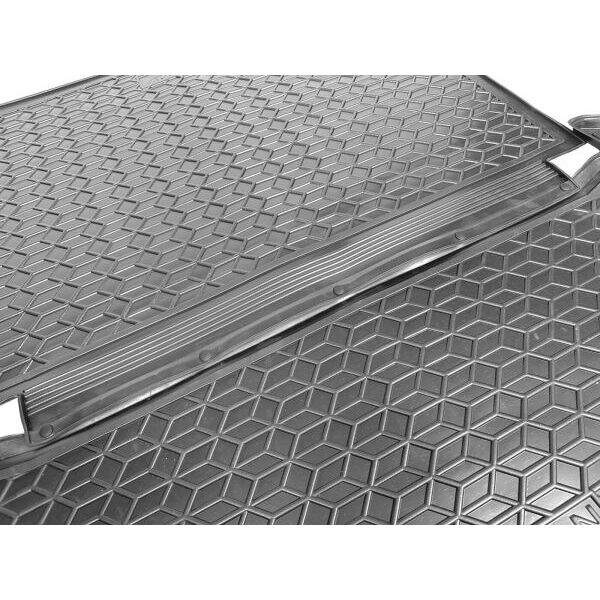 Автомобильный коврик в багажник Rivian R1S 2022- (задний) (AVTO-Gumm)