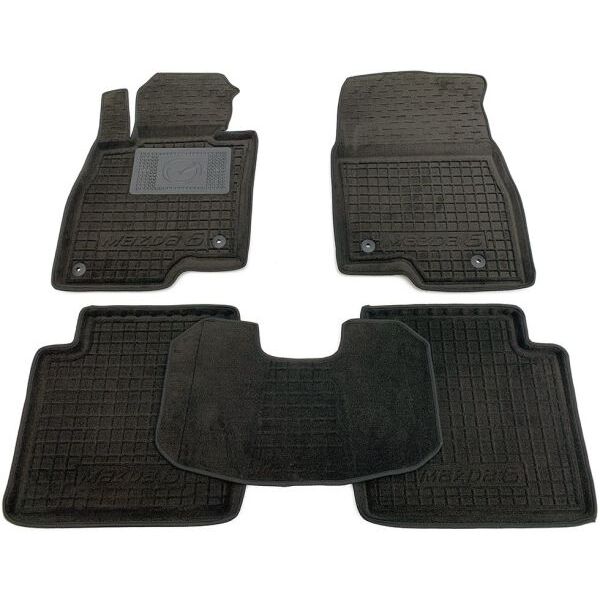 Гібридні килимки в салон Mazda 6 2013- (AVTO-Gumm)