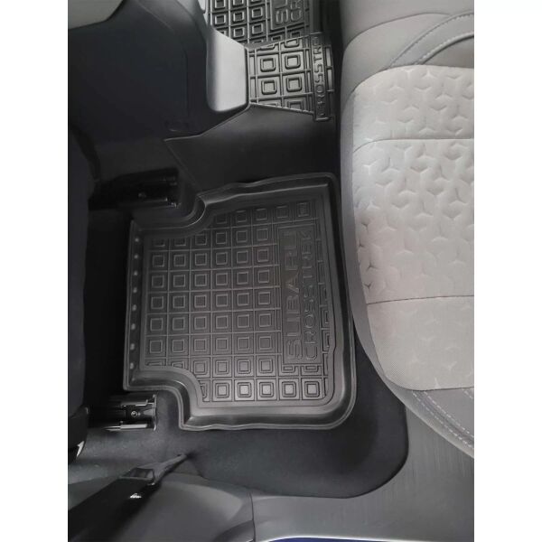 Коврики в салон Subaru Crosstrek 2023- резиновые, чёрные (AVTO-Gumm)