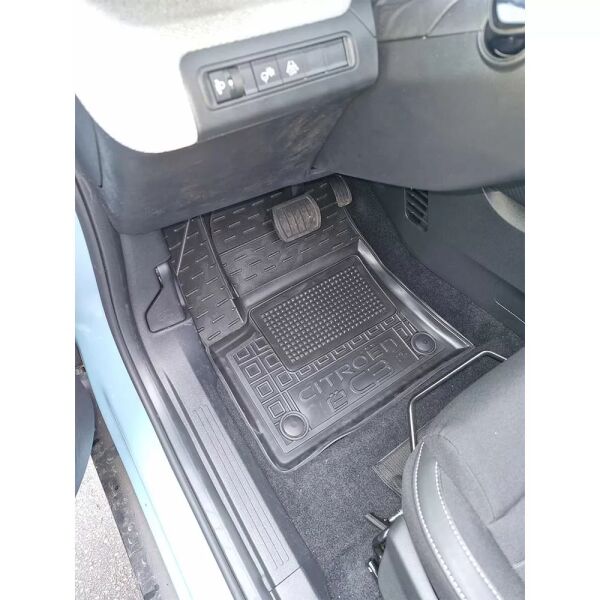 Коврики в салон Citroen e-C3 2025- резиновые, чёрные (AVTO-Gumm)