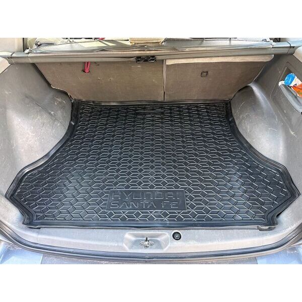 Автомобильный коврик в багажник Hyundai Santa Fe 2000-2006 (AVTO-Gumm)