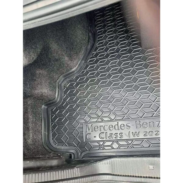 Автомобильный коврик в багажник Mercedes C (W202) 1993-2000 Sedan (AVTO-Gumm)
