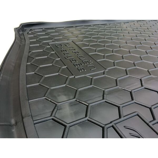 Автомобильный коврик в багажник Citroen C-Elysee 2013- (Avto-Gumm)