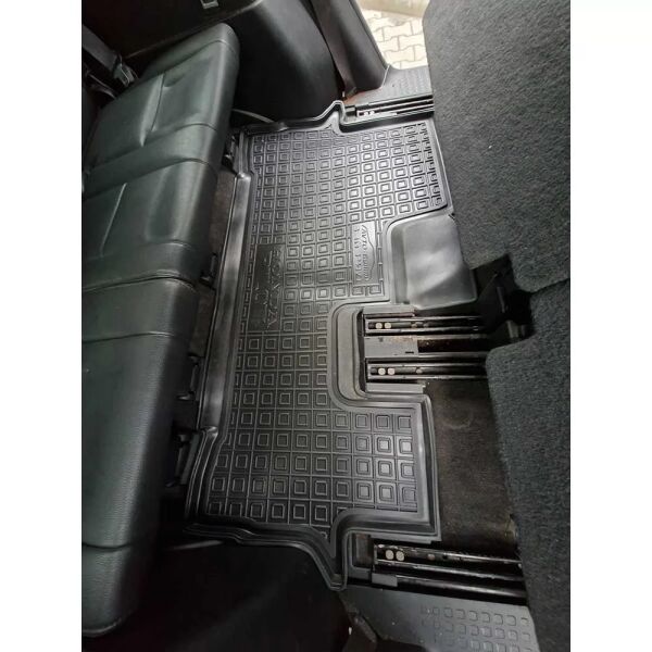 Килимки в салон Honda Pilot 2008-2015 3-й ряд гумові, чорні (AVTO-Gumm)
