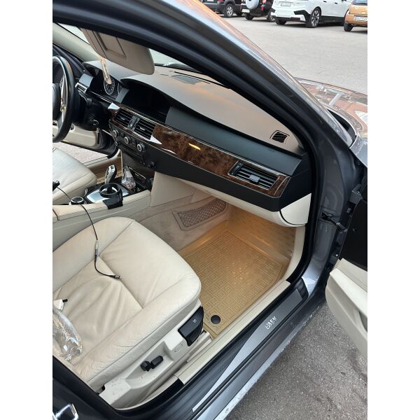 Автомобильные коврики в салон BMW 5 (E60) 2003-2010 бежевые (AVTO-Gumm)