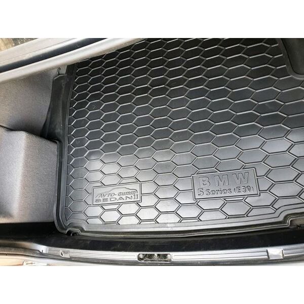 Автомобільний килимок в багажник BMW 5 (E39) 1996- Sedan с усилителем (Avto-Gumm)