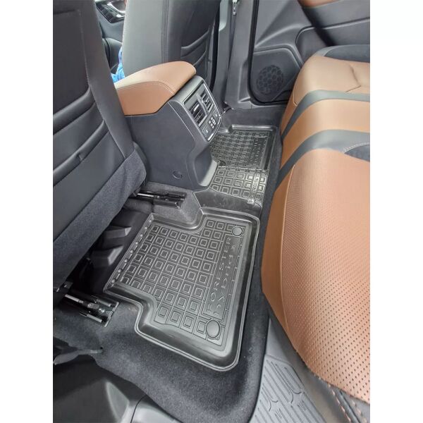 Коврики в салон Subaru Forester 6 2025- гибрид резиновые, чёрные (AVTO-Gumm)