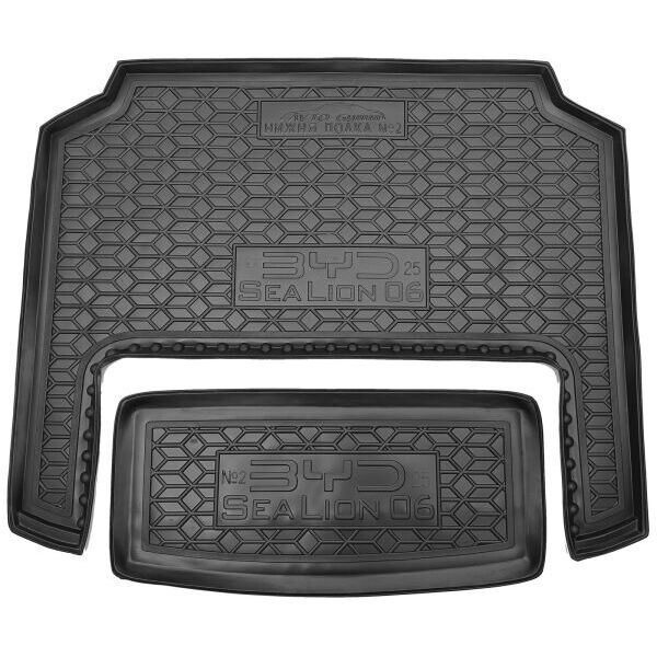 Автомобильный коврик в багажник BYD Sea Lion 06 2025- нижняя полка №2 (AVTO-Gumm)