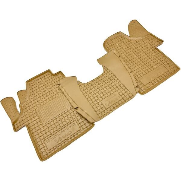 Автомобильные коврики в салон Mercedes Vito/Viano (W639) 2003- бежевые (AVTO-Gumm)