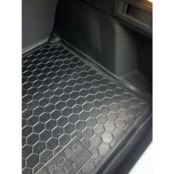 Автомобильный коврик в багажник Citroen C4 2010- (Avto-Gumm)