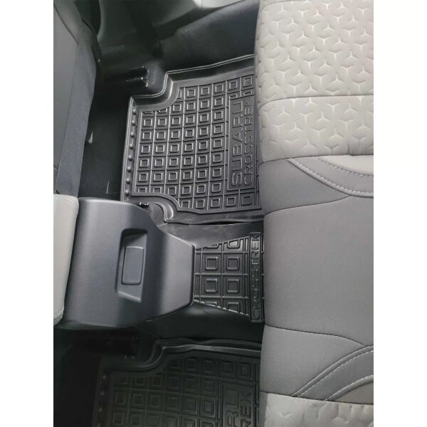 Коврики в салон Subaru Crosstrek 2023- резиновые, чёрные (AVTO-Gumm)