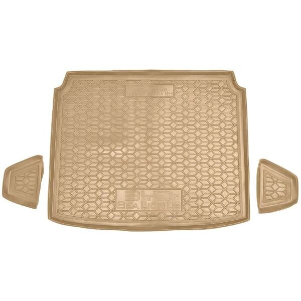 Автомобильный коврик в багажник BYD Sea Lion 05 2025- нижняя полка №1 бежевый (AVTO-Gumm)