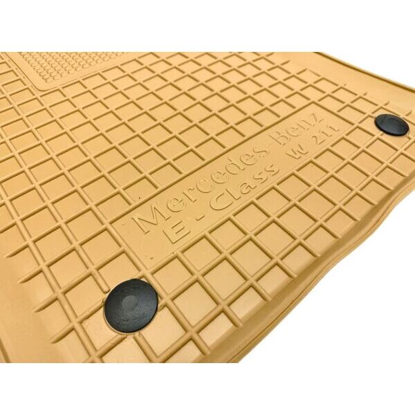 Автомобильные коврики в салон Mercedes E (W211) 2002- бежевые (AVTO-Gumm)