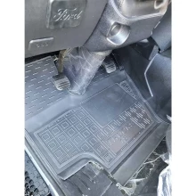 Коврики в салон Ford Trucks 2018- резиновые, чёрные (AVTO-Gumm)