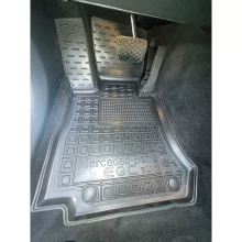 Коврик водительский Mercedes EQC (N293) 2019- резиновый, чёрный (AVTO-Gumm)