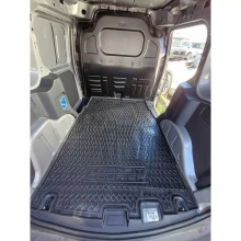 Коврик в багажник Ford Transit Courier 2024- 1+1, грузовой резиновый, чёрный (AVTO-Gumm)