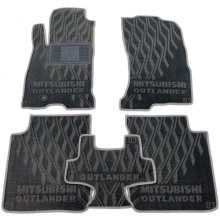 Текстильні килимки в салон Mitsubishi Outlander 2003-2007 (V) серые AVTO-Tex