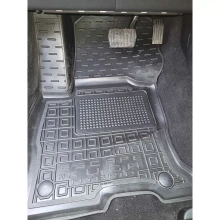 Коврик водительский Ford Kuga/Escape 2020- гибрид резиновый, чёрный (AVTO-Gumm)