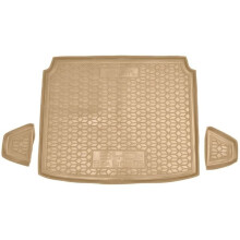 Автомобильный коврик в багажник BYD Sea Lion 05 2025- нижняя полка №1 бежевый (AVTO-Gumm)