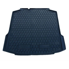 Автомобільний килимок в багажник Skoda Rapid 2013- Liftback (Avto-Gumm)