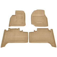 Автомобильные коврики в салон Toyota Land Cruiser 100 1998- бежевые (AVTO-Gumm)