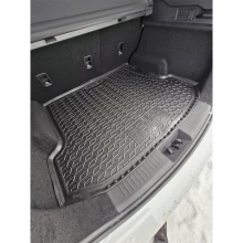 Коврик в багажник Chery Tiggo 7 PHEV 2023- резиновый, чёрный (AVTO-Gumm)