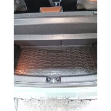 Коврик в багажник Kia Picanto 2025- верхняя полка резиновый, чёрный (AVTO-Gumm)