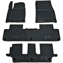 Автомобильные коврики в салон Rivian R1S 2022- 7 мест (AVTO-Gumm)