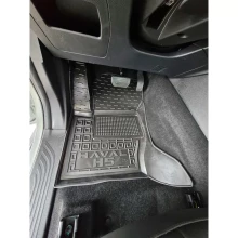 Килимки в салон Haval H5 2024- гумові, чорні (AVTO-Gumm)