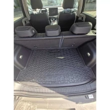 Коврик в багажник BYD Leopard 3 2024- верхняя полка резиновый, чёрный (AVTO-Gumm)