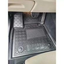 Коврик водительский BMW X7 (G07) 2018- резиновый, чёрный (AVTO-Gumm)