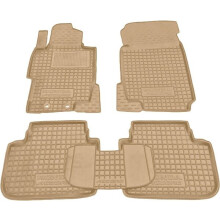 Автомобильные коврики в салон Honda Accord 2003-2007 бежевые (AVTO-Gumm)