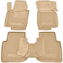 Автомобильные коврики в салон Volkswagen Passat B7 2011- USA бежевые (AVTO-Gumm)