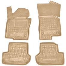 Автомобильные коврики в салон Volkswagen Beetle 2011-2019 бежевые (AVTO-Gumm)
