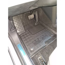 Килимки в салон Zeekr X 2025- гумові, чорні (AVTO-Gumm)