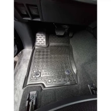 Коврик водительский Toyota Land Cruiser Prado (j250) 2024- резиновый, чёрный (AVTO-Gumm)