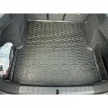Коврик в багажник BMW i4 (G26) 2022- без ушей резиновый, чёрный (AVTO-Gumm)