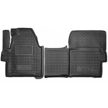Килимки в салон Hyundai H350 2014- (1+1) гумові, чорні (AVTO-Gumm)